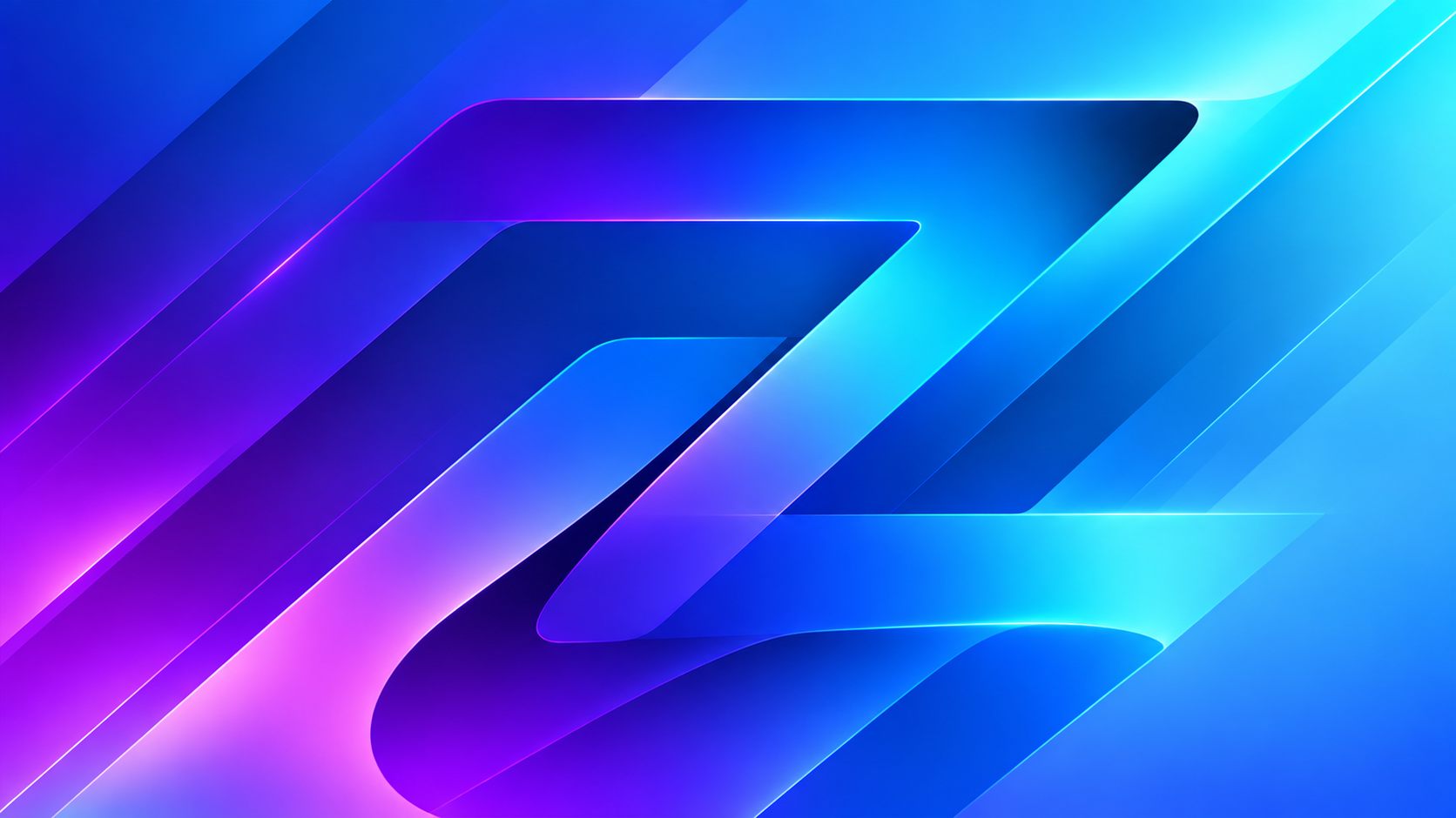 Símbolo Z da Ziborditech em azul, ciano e violeta